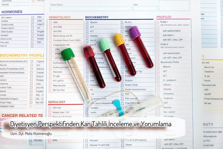 Diyetisyen Perspektifinden Kan Tahlilleri İnceleme ve Yorumlama